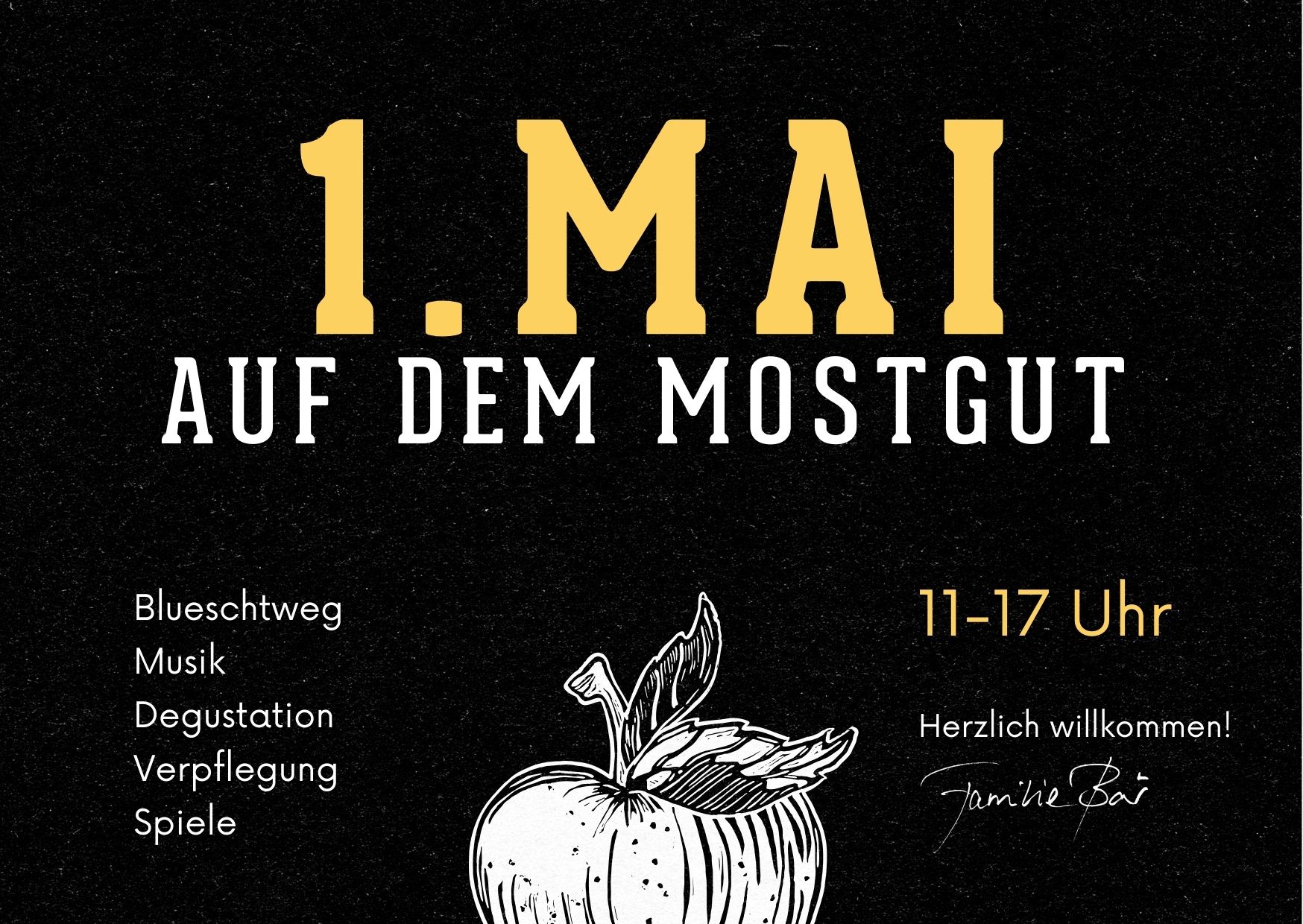 1. Mai auf dem Mostgut